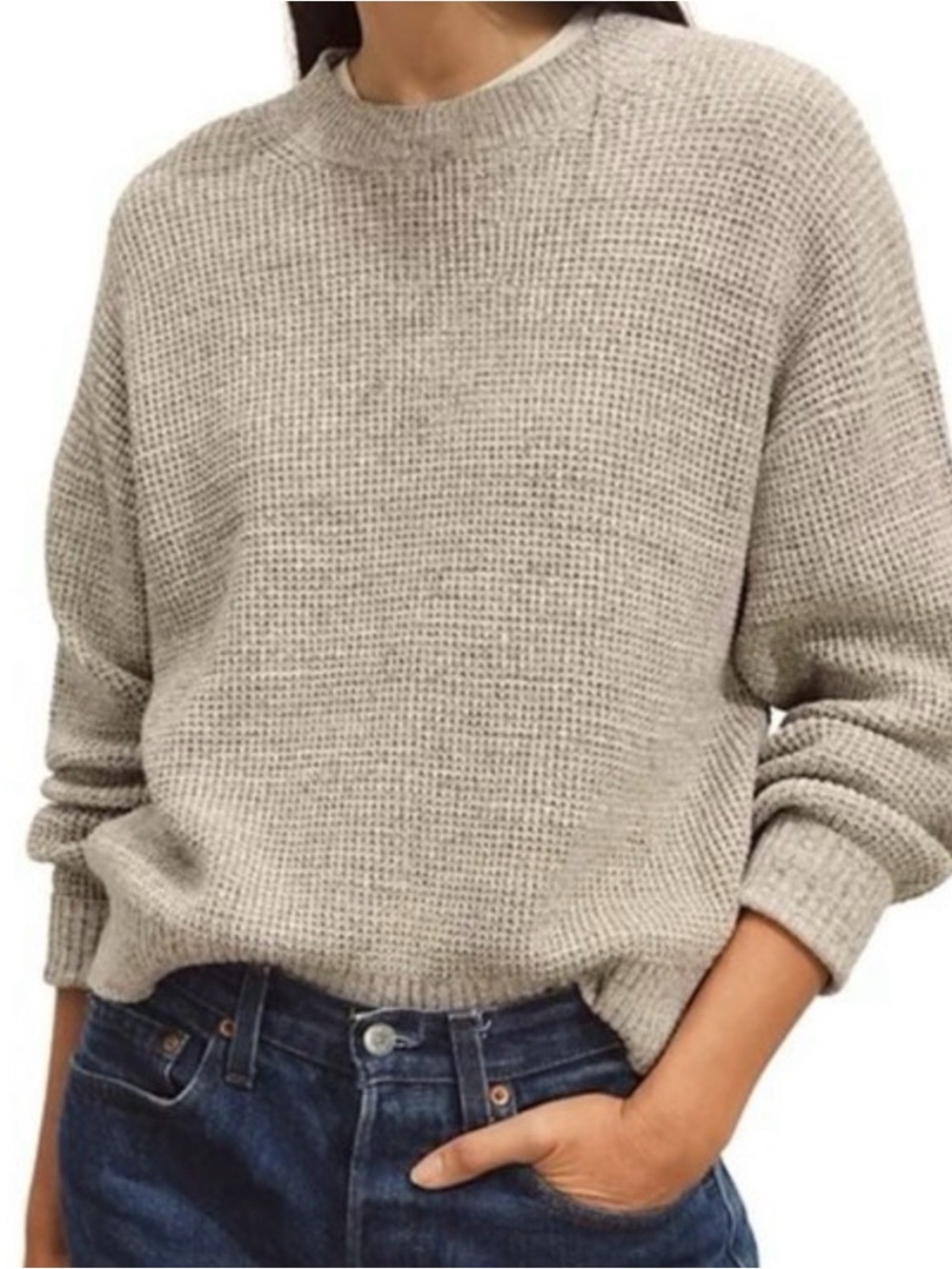 Buck Mason Gray Crewneck Sweater